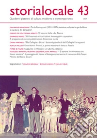 Storia locale. Quaderni pistoiesi di cultura moderna e contemporanea. Vol. 43 libro