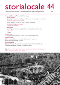 Storia locale. Quaderni pistoiesi di cultura moderna e contemporanea. Vol. 44 libro
