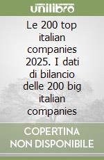 Le 200 top italian companies 2025. I dati di bilancio delle 200 big italian companies libro
