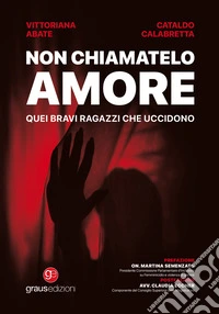 Non chiamatelo amore. Quei bravi ragazzi che uccidono libro