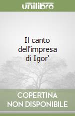 Il canto dell'impresa di Igor' libro