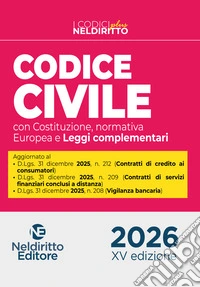 Codice civile normativo plus 2026 libro