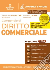 Compendio di diritto commerciale 2026. Con app libro