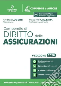 Compendio di diritto delle assicurazioni 2026 libro