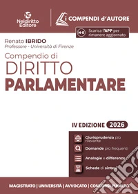 Compendio di diritto parlamentare 2026 libro