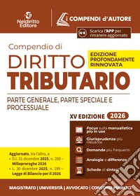 Compendio di diritto tributario 2026. Parte generale, speciale e processuale libro