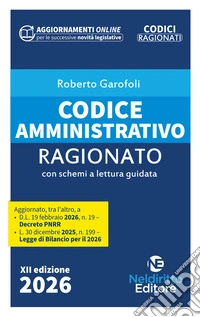 Codice amministrativo ragionato 2026 libro