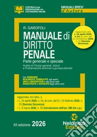 Manuale breve di diritto penale 2026. Aggiornato al Decreto Sicurezza libro