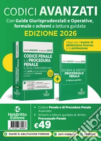 Codice penale e di procedura penale avanzato 2026 con guide applicative, formule e schemi a lettura guidata. Nuova ediz. libro