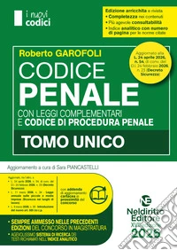 Codice penale e di procedura penale 2026 normativo per il concorso in magistratura aggiornato al D.L. Sicurezza libro