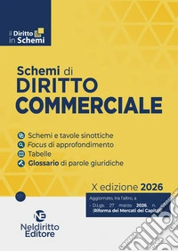 Schemi di diritto commerciale 2026 libro