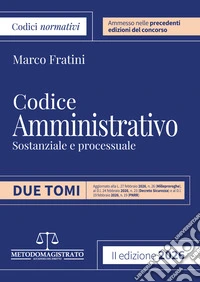 Codice normativo di diritto amministrativo 2026 per il concorso in magistratura libro