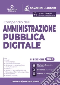 Compendio dell'Amministrazione pubblica digitale 2026 libro