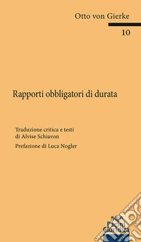 Rapporti obbligatori di durata libro
