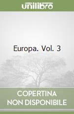 Europa. Vol. 3 libro