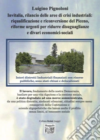Invitalia, rilancio delle aree di crisi industriali: riqualificazione e riconversione del Piceno, riforme urgenti per ridurre disuguaglianze e divari economici-sociali libro