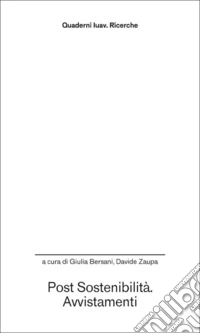 Post sostenibilità. Avvistamenti libro
