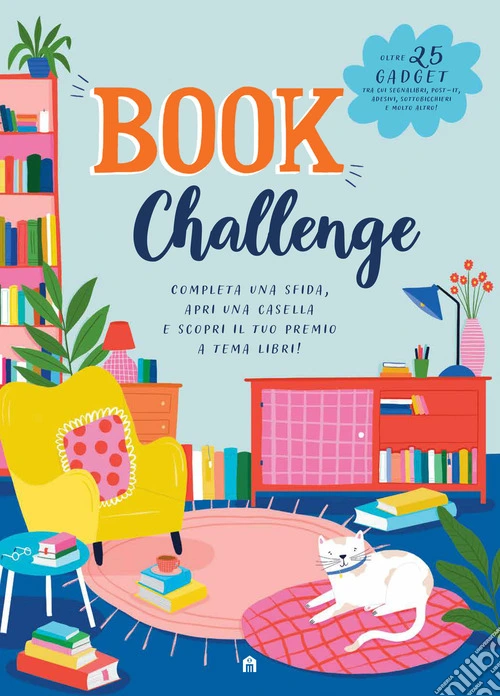 Book challenge. Completa una sfida, apri una casella e scopri il tuo premio a tema libri!