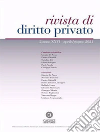 Rivista di diritto privato (2021). Vol. 2: Aprile-giugno libro
