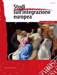 Studi sull'integrazione europea (2022). Nuova ediz.. Vol. 1 libro