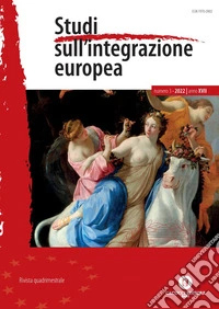 Studi sull'integrazione europea (2022). Vol. 3
