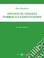 Appunti su finanza pubblica e Costituzione libro