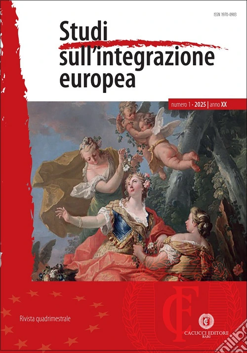 Studi sull'integrazione europea (2025). Vol. 1