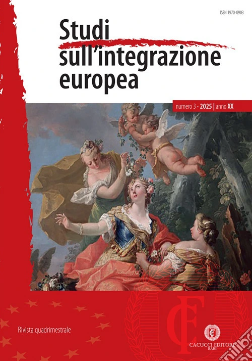 Studi sull'integrazione europea (2025). Vol. 3