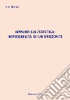 Appunti sull'estetica: impossibilità di un orizzonte libro