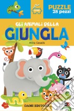 Gli animali della giungla. Storie da costruire. Ediz. a colori. Con puzzle da 28 pezzi libro