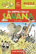 Gli animali della savana. Storie da costruire. Ediz. a colori. Con puzzle da 28 pezzi libro