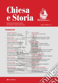 Chiesa e storia. Rivista dell'Associazione Italiana dei Professori di Storia della Chiesa libro