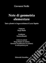 Note di geometria elementare libro