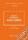 Scritti in onore di Aldo Carosi libro