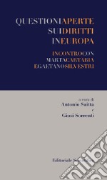 Questioni aperte sui diritti in Europa. Incontro con Marta Cartabia e Gaetano Silvestri libro