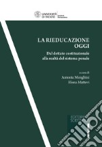 La rieducazione oggi. Dal dettato costituzionale alla realtà del sistema penale libro