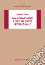 Non riconoscimento e fonti del diritto internazionale libro