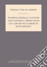 International custom and general principles of law in WTO disputes settlement libro