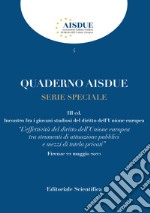 Quaderno AISDUE (2023). Vol. 4: Serie speciale libro