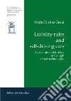 Liability rules and self-driving cars libro