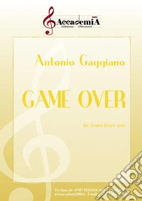 Game over. For snare drum solo. Partitura libro