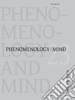 Phenomenology and mind (2022). Vol. 23: Phenomenology, axiology, and metaethics