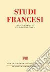 Studi francesi. Vol. 198 libro