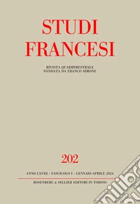 Studi francesi. Vol. 202