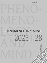 Phenomenology and mind (2025). Vol. 28: The coming of age: personal identity, well-being, and justice in an ageing society libro