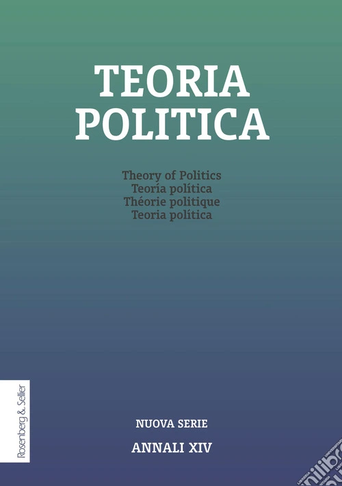 Teoria politica (2024). Vol. 14