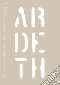 Ardeth. Vol. 15: Fragility. Foundations for a regenerative architecture libro