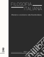 Filosofia italiana (2021). Vol. 1