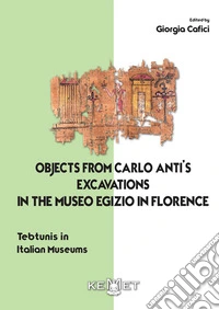 Objects from Carlo anti's excavations in the Museo Egizio in Florence. Tebtunis in Italian museums libro