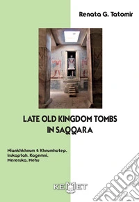 Late old kingdom tombs in Saqqara. Niankhkhnum & Khnumhotep, Irukaptah, Kagemmi, Mereruka, Mehu libro